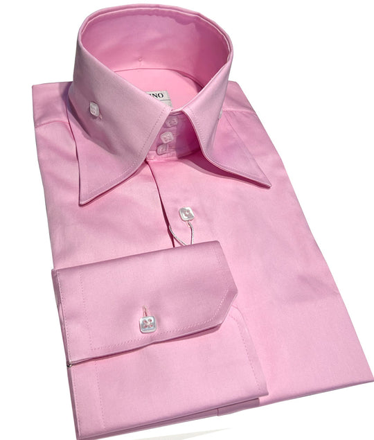 men's slim fit pink dress shirt High Collar Shirt, Men S maxi dresses for women Keep It Casual With Polyester/spandex. Size:Plus couture Size