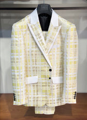 Men's Fashion Suit, Maro Yellow - Prom - Suits - 2020 - ANGELINO
