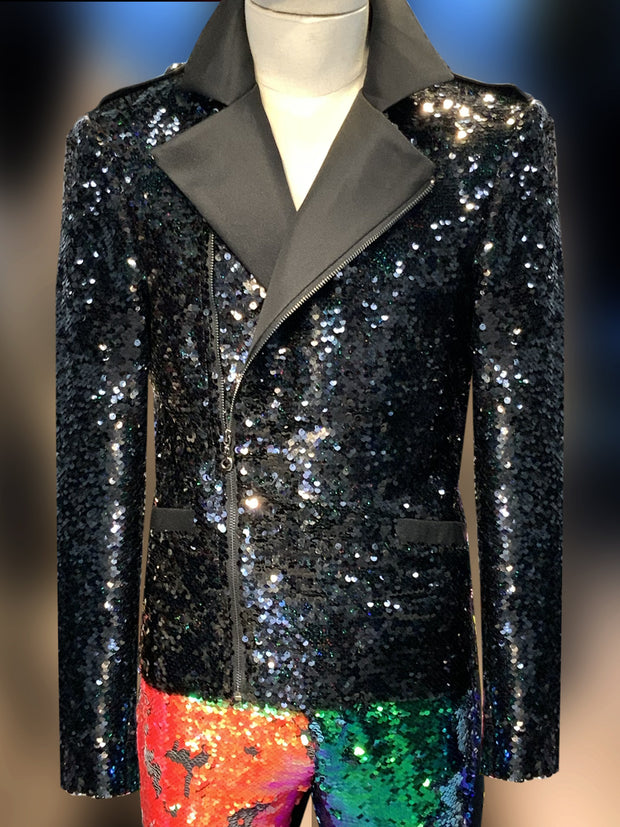 Yubnlvae Sequin Tops for Women, Women Sequin Jacket Casual Long Sleeve  Glitter Party Shiny Lapel Coat Rave Sequin Blazer for Women Black Xl, Mardi  Gras - Walmart.com