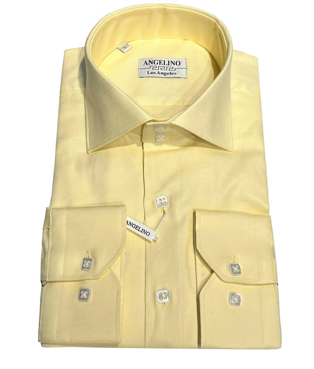 cotton shirt yellow - ANGELINO